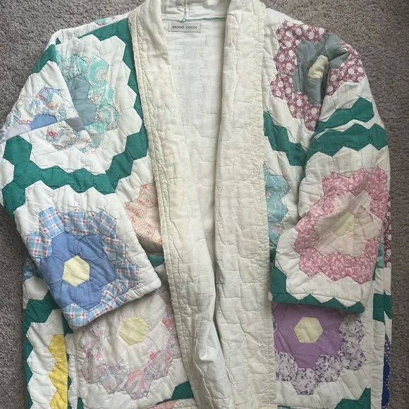 Vintage Quilt Patchwork Jacket - Picture 2 of 4